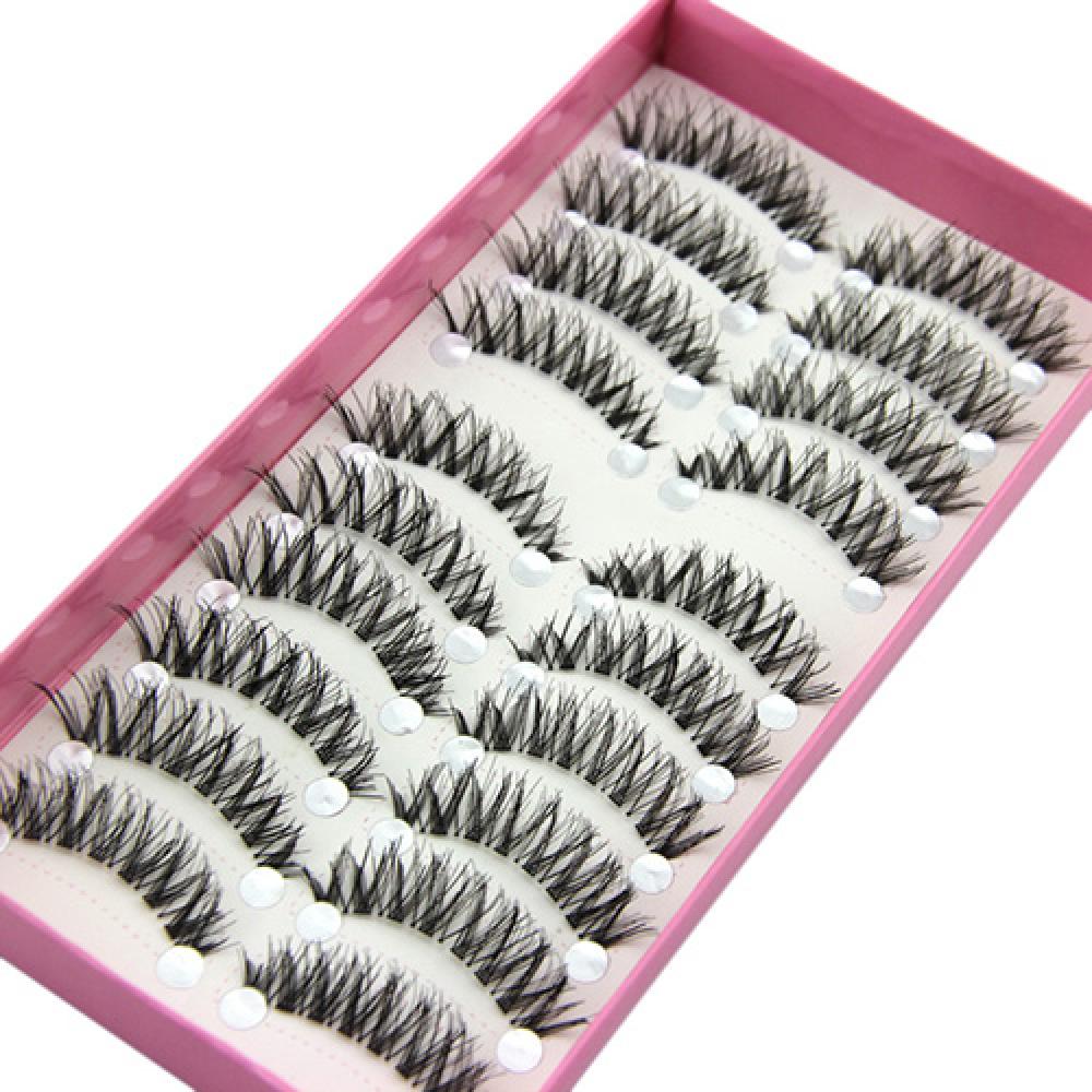 Fashion False Eyelashes 10 Pai - Eyelash Extension Full Set 评论和价格