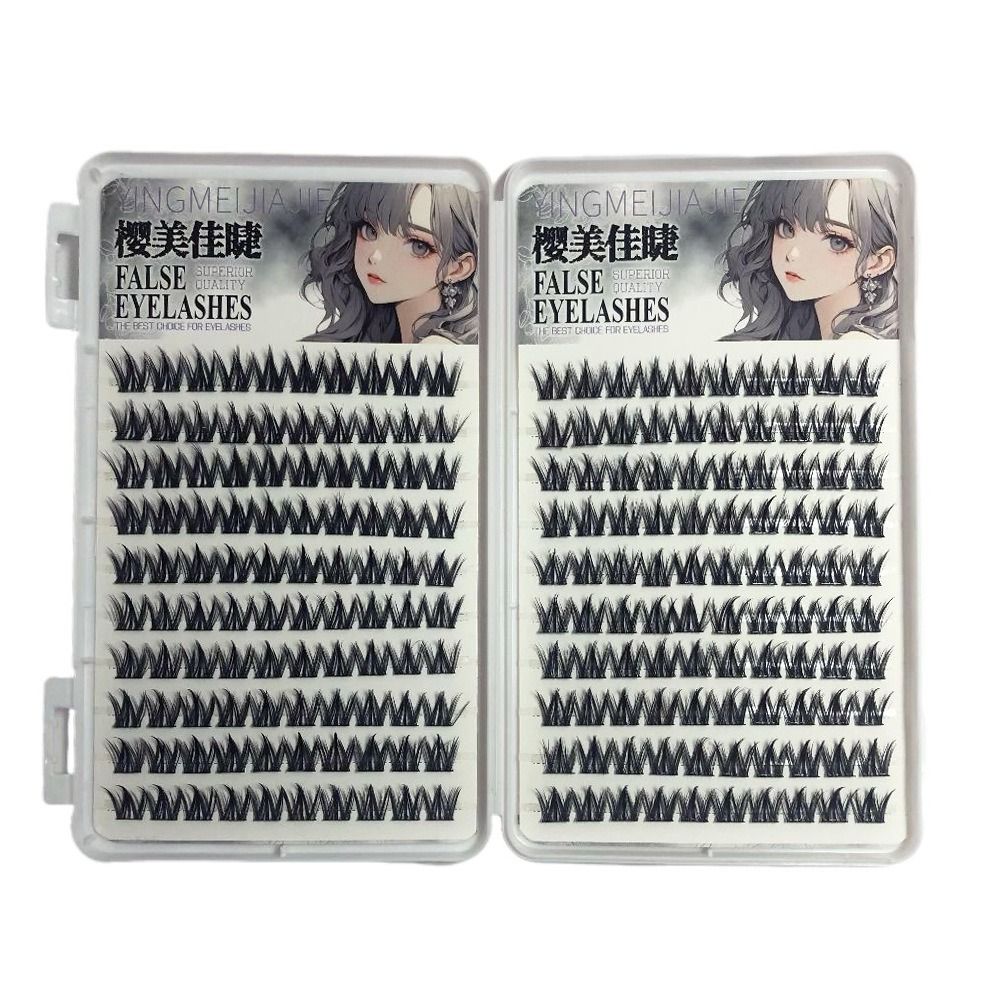 100/130/200 Clusters Black Sel - Eyelash Extension No 11 评论和价格