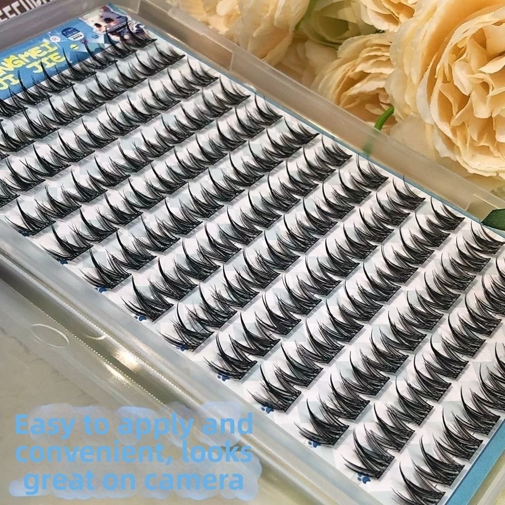 100/130/200 Clusters Black Sel - Eyelash Extension No 11 评论和价格
