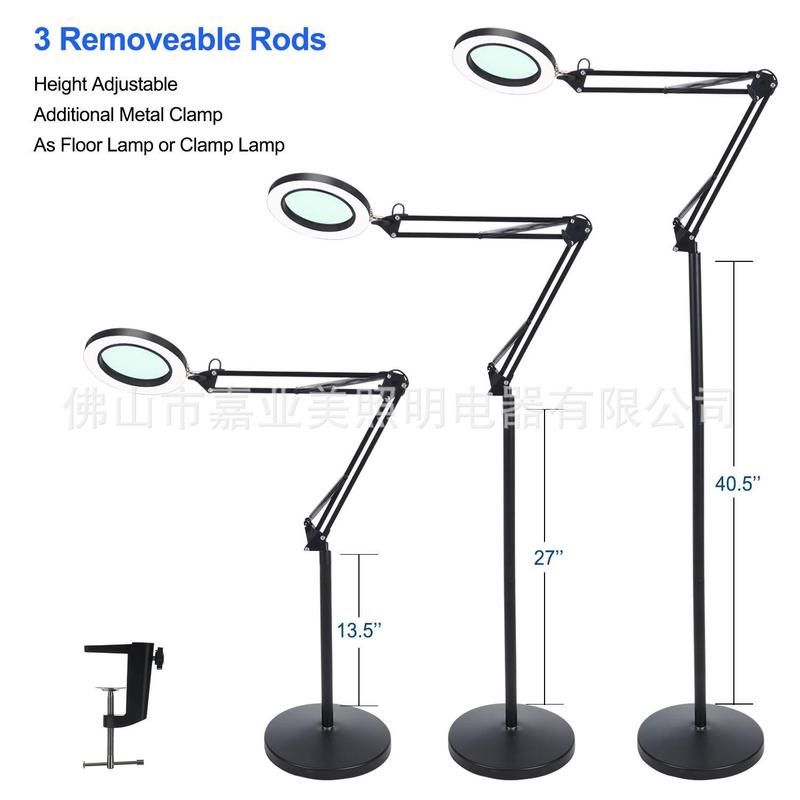 Modern Floor Lamp With Magnify - Eyelash Extension No 11 评论和价格