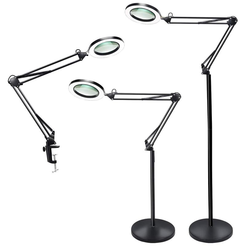 Modern Floor Lamp With Magnify - Eyelash Extension No 11 评论和价格