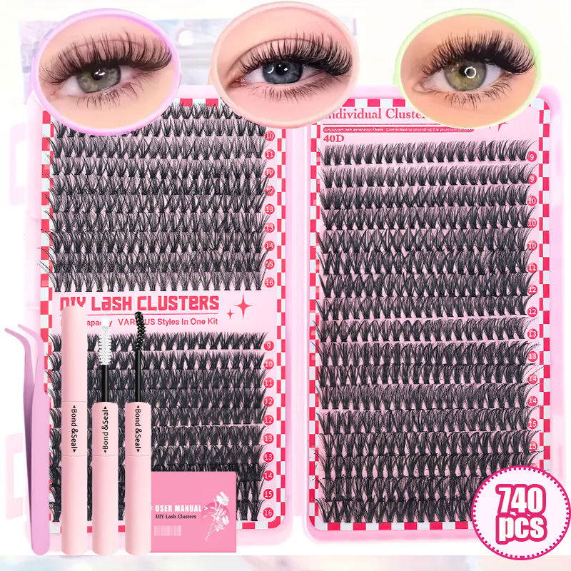 30D40D50D80D DIY Eyelash Exten - Eyelash Extension Full Set 评论和价格