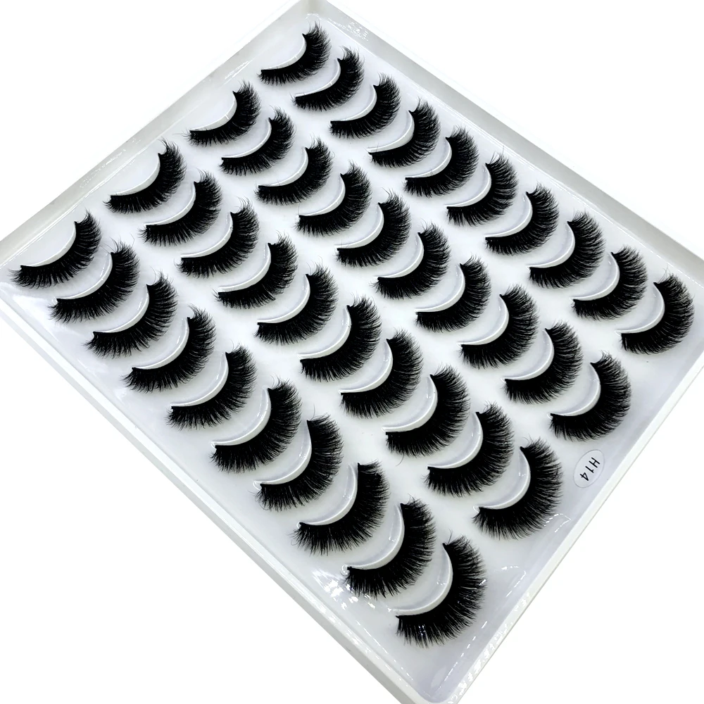 AMSDCN New 20 pairs natural lo - Eyelash Extension Full Set 评论和价格