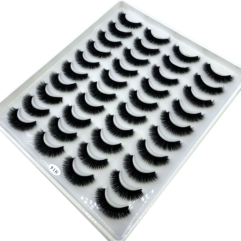 AMSDCN New 20 pairs natural lo - Eyelash Extension Full Set 评论和价格