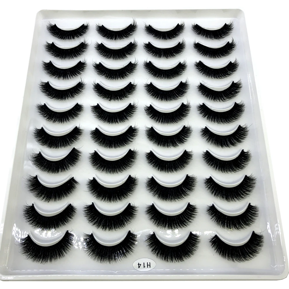 AMSDCN New 20 pairs natural lo - Eyelash Extension Full Set 评论和价格